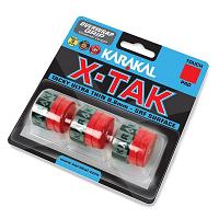 Karakal X-TAK Overwrap Grip 3Pack Red